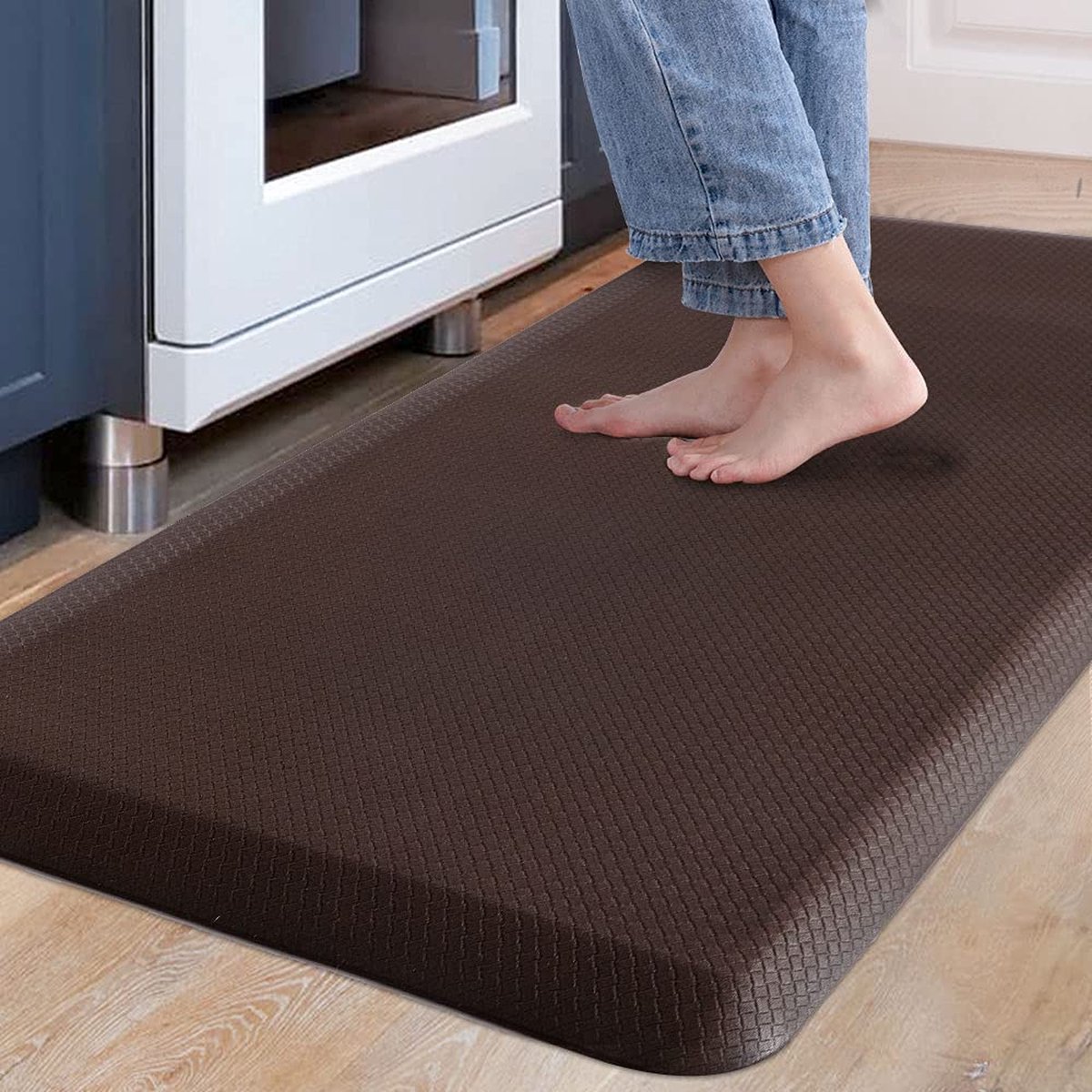 LaMoussawi ® Comfortabele Antivermoeidheidsmat voor Keuken en Werkplek - Antislip en Ondersteunend Ontwerp 44 x 99 cm